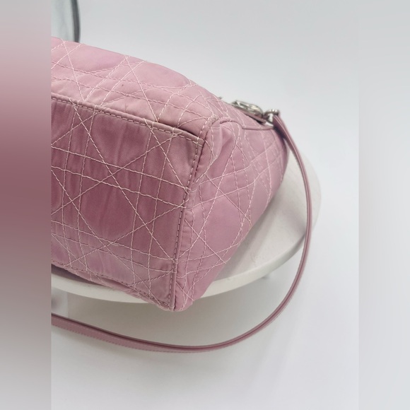 Lady Dior Pink Cannage bag w/ shoulder strap and COA - Picture 8 of 17